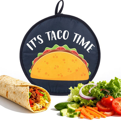 Mexican Insulated Cloth Pouch for Tortillas, Tacos, Naan, and Pizza Rolls
