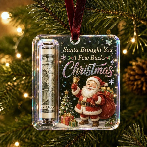 Christmas Cash Gift Ornament Money Holders Hanging Tree Decor