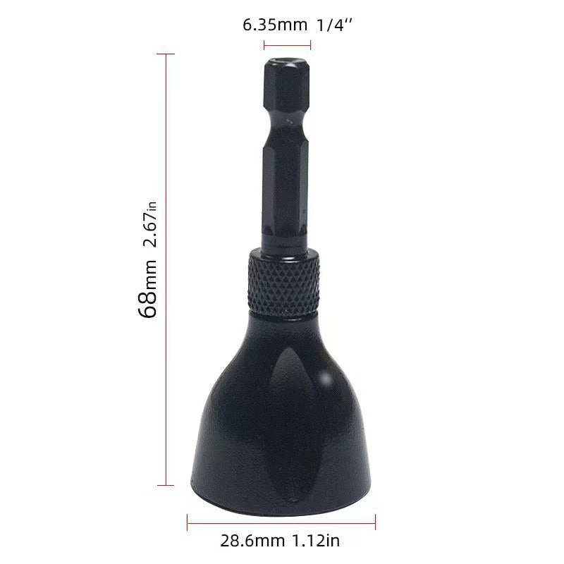 Deburring External Chamfer Tool, 3 Carbide Blades Quick Release 1/4 Inch Hex Shank Removing Burr Chamfering Drill Bits Set Kit for Remove or Repair Damaged Threaded Rod Bolt Pipe