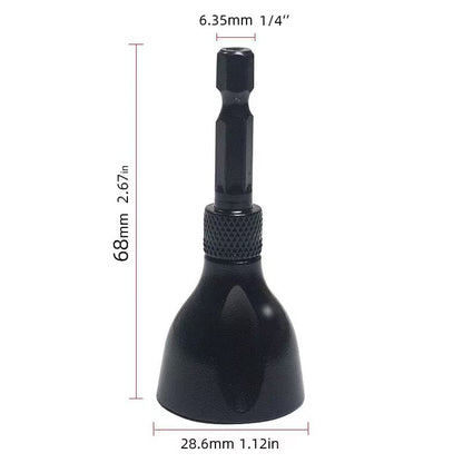 Deburring External Chamfer Tool, 3 Carbide Blades Quick Release 1/4 Inch Hex Shank Removing Burr Chamfering Drill Bits Set Kit for Remove or Repair Damaged Threaded Rod Bolt Pipe