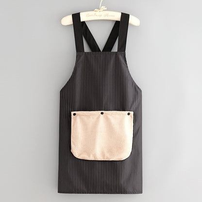 Cooking Apron Waterproof Cross Back